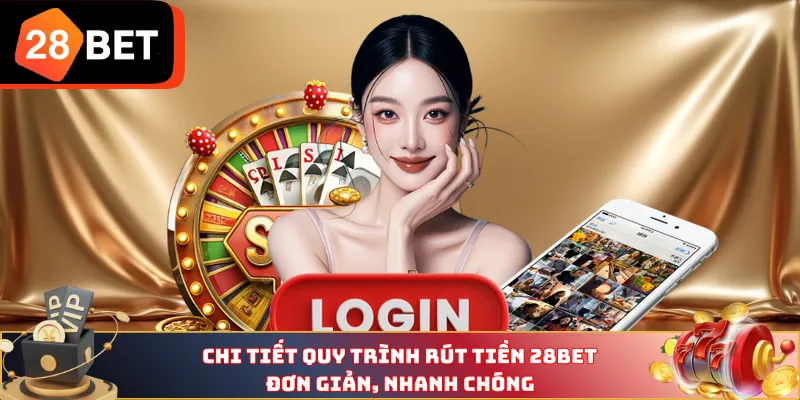 Chi tiết quy trình rút tiền 28BET đơn giản, nhanh chóng